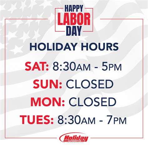 FedEx Labor Day Holiday Hours and Delivery Service Availability 23
