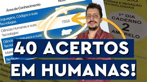 COMO ACERTEI 40 QUESTÕES EM HUMANAS NO ENEM 750 EM HUMANAS YouTube