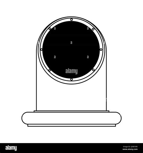 Air Vent Vector Illustration Icon Conditioning Outline Ventilation