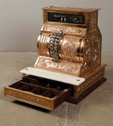 Lot Detail - BRASS AMERICAN CASH REGISTER MODEL 501.