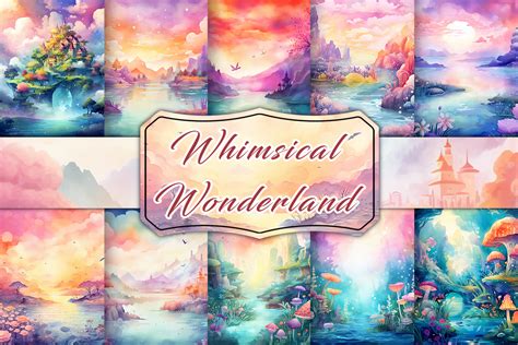 Watercolor Wonderland Background Graphic By Pamilah Creative Fabrica