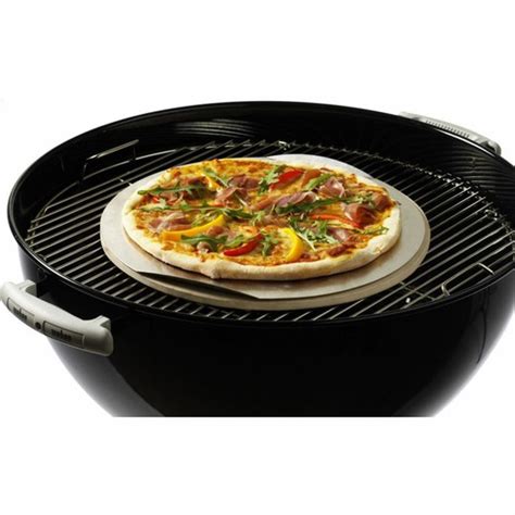 Pierre Pizza Ronde Weber Diam Cm Pour Barbecue Charbon Brycus