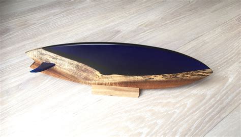 18 Surfboard Koa wood and resin