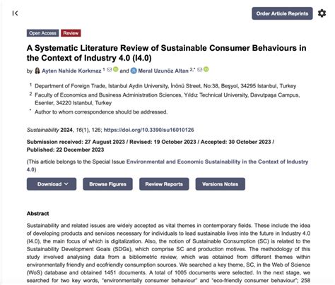 Pdf A Systematic Literature Review Of Sustainable Consumer Behaviours