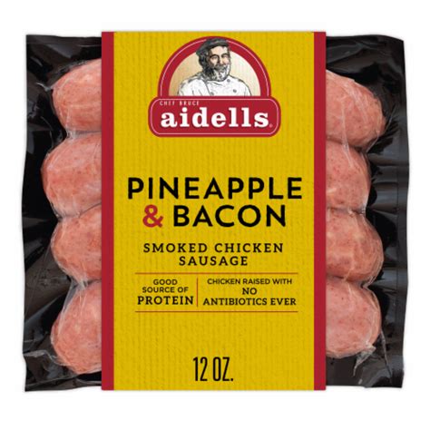 Aidells® Smoked Chicken Sausage Pineapple And Bacon 12 Oz Fred Meyer