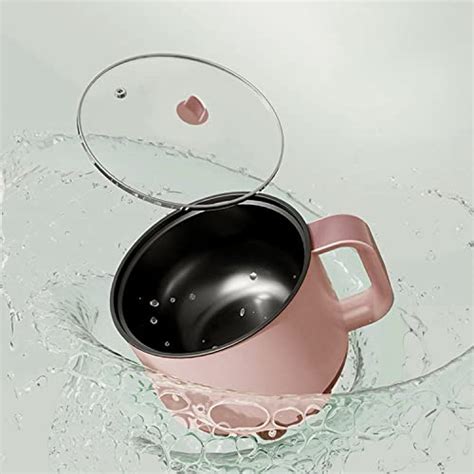 Mini Electric Hot Pot L Electric Cooker Rapid Noodles Cooker Non Stick Casserole Suitable