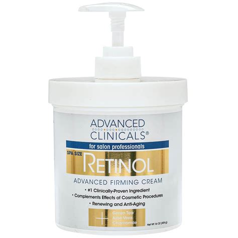 Advanced Clinicals® Retinal Firming Cream 16 Oz