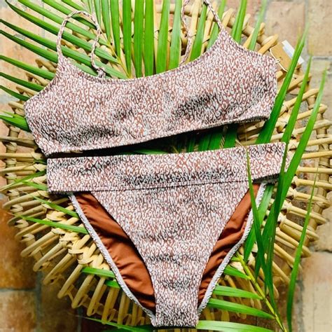 Billabong Swim Nwt Billabong Wild Shadows Aruba Full Bikini Set