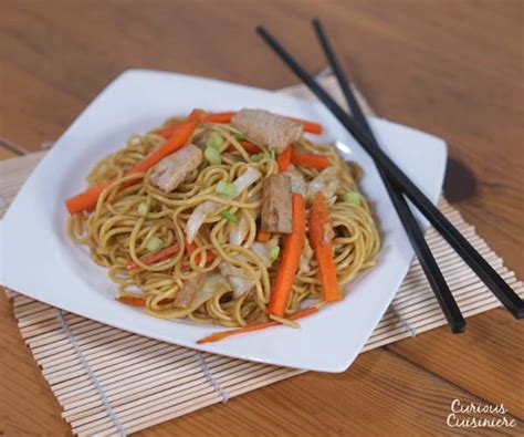 Yakisoba Japanese Stir Fried Noodles Sundaysupper • Curious Cuisiniere