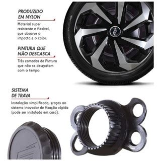 Kit 4 Calotas Esportivas Spider Aro 13 14 15 Ford Ka Hacth Fiesta