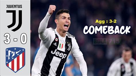 Hattrick C Ronaldo Juventus Vs Atletico Madrid 3 0 Champion 2019