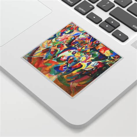 Wassily Kandinsky Composition Vii A Sticker By Jon Baran Society6