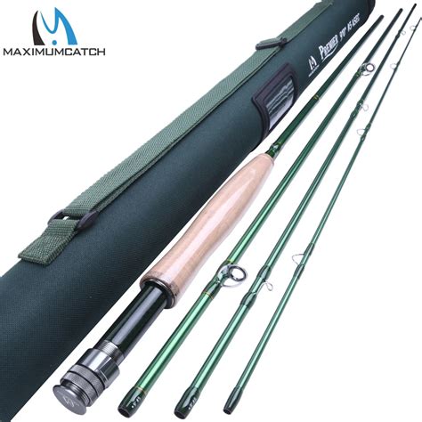 Maximumcatch Premier 5WT Fly Rod 9FT 4Pieces Fast Action Fly Fishing ...