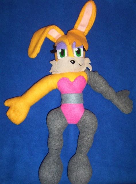 Custom Sonic The Hedgehog Bunnie Rabbot 15 Inch Plush Ready Etsy