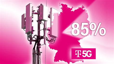 Telekom baut Glasfaser und 5G weiter aus 5G Verfügbarkeit bei 85