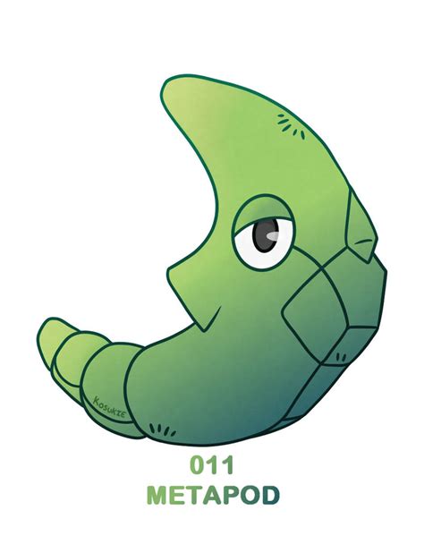 011 Metapod By Kosukie On Deviantart