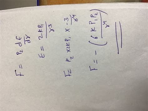 Two Point Dipoles Of Dipole Moment P And P Are At A Distance X From