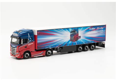 Herpa Iveco S Way Gardinenplanen Sattelzug Magirus Edition M Ller