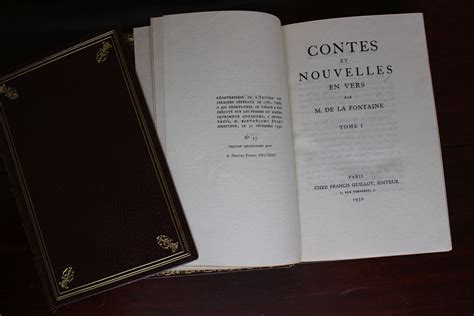 Contes et Nouvelles en vers, par M. de La Fontaine. par Jean de La ...