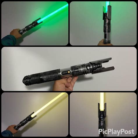 Green/Yellow Kyber Crystal with 3D Print Jedi Fallen Order Parts on ...