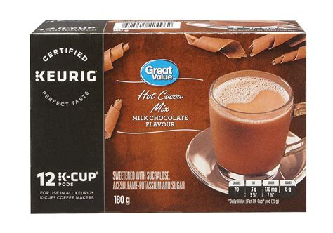 Great Value Hot Cocoa Mix Milk Chocolate Flavour Walmart Canada