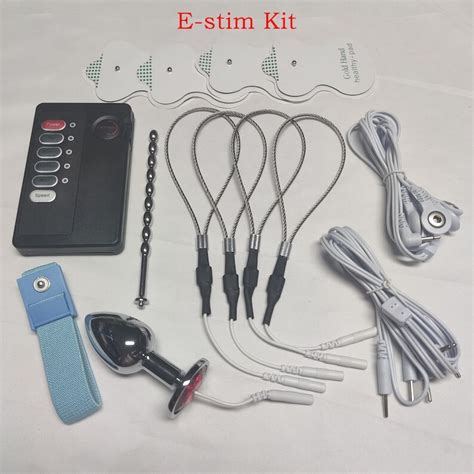 Shock E Stim Kit Penis Rings Butt Plug Urethral Sex Toy Gear BDSM Powerbox Toy EBay