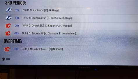 Final score of my team's game 7 victory in the finals. 7-6 in overtime ...