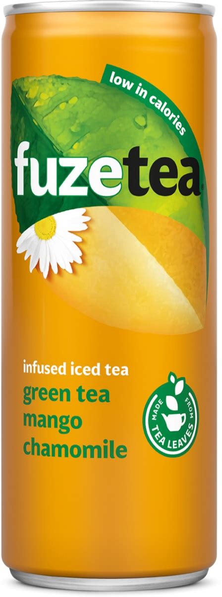 Fuze Tea Green Tea Mango Chamomile 24 X 033 Liter Blik Nl Five