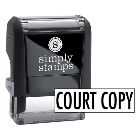 Court Copy Stock Stamp - Simply Stamps