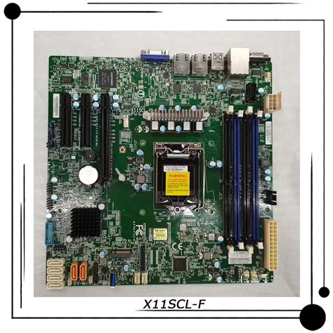 Supermicro Server Micro ATX X11SCL F Intel C242 LGA 1151 DDR4 8 9