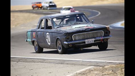 Valiant Effort 1963 Plymouth Valiant Racing At Sears Point And