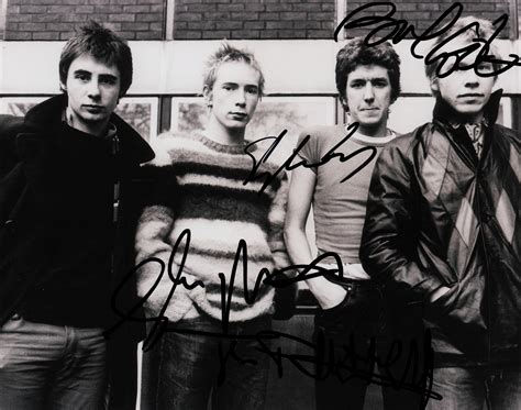 Sex Pistols Signed Photograph Rr Auction