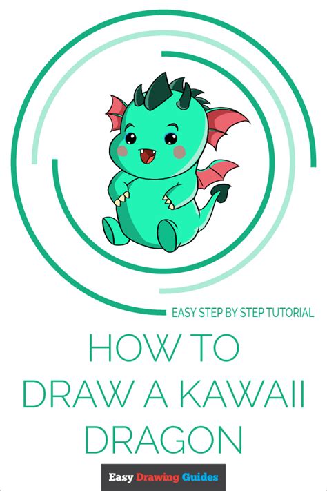 How To Draw A Kawaii Dragon Really Easy Drawing Tutorial