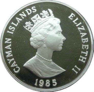 5 Dollars Elizabeth II Royal Land Grant Cayman Islands Numista