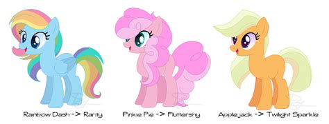 Personalityswap Mlp Au Designs Part 1 By Pegasister64 On Deviantart