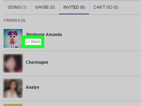How to Tell if Someone Has Seen Your Facebook Event Invitation on a PC