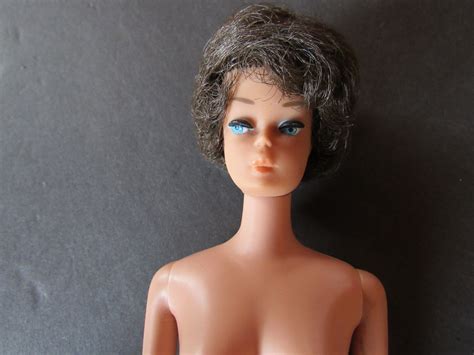 Vintage Brunette Bubble Cut Midge Barbie Doll Marked Mattel Etsy