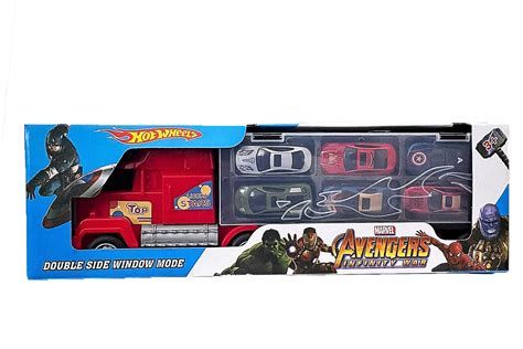 Автовоз с броя коли Хот Уилс Hot Wheels Червен krisitoys bg онлайн магазин за детски