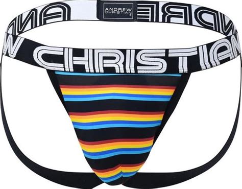 Andrew Christian California Stripe Jock W ALMOST NAKED MAAT M
