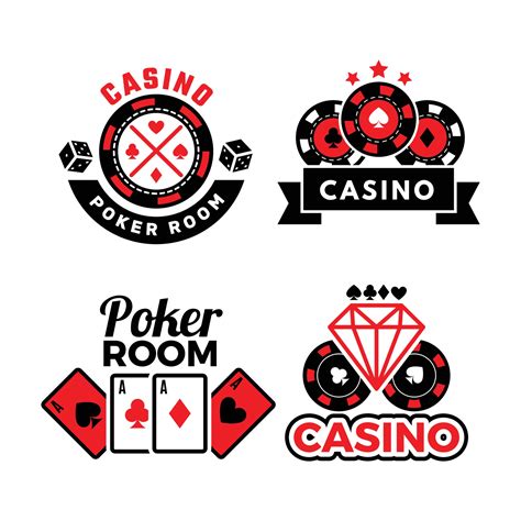 Casino poker logo set with game chips 3245996 Vector Art at Vecteezy