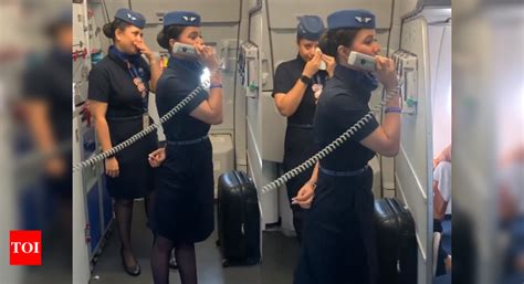 Mom Daughter Cabin Crew Duos Heartwarming Video On Indigo Flight Wins