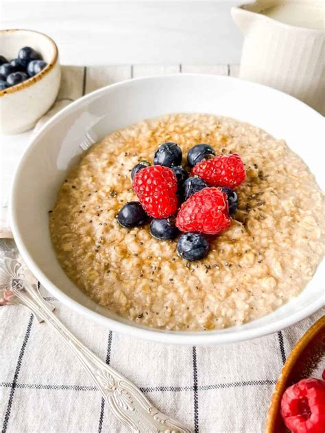 Oat Milk Porridge - Through The Fibro Fog