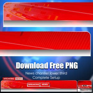 News Channel Lower Third Setup Premiere Template Psd Png