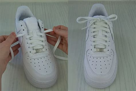 How To Lace Air Force 1s STANDARD Way Wearably Weird