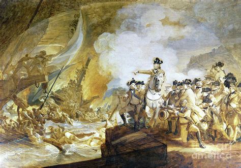 The Siege And Relief Of Gibraltar 14th September 1782 C1783 Painting
