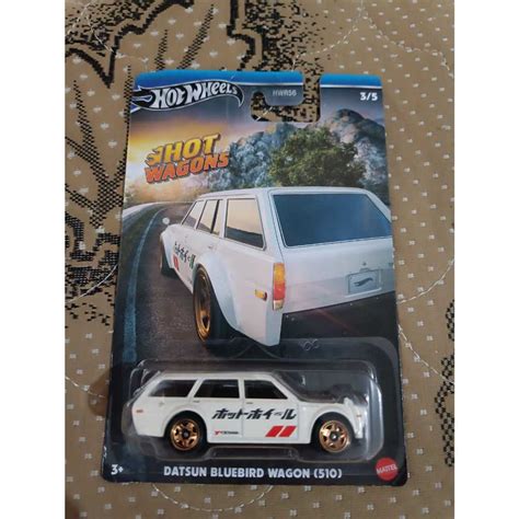 Hot Wheels 71 Datsun Bluebird 510 Hot Wagons Shopee Philippines