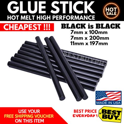 Hot Melt Glue Stick Black Is Black Lazada PH
