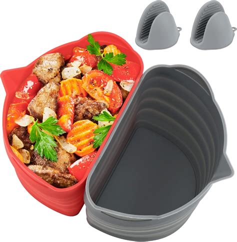 Slow Cooker Divider Insert 3pcs Silicone Dividers