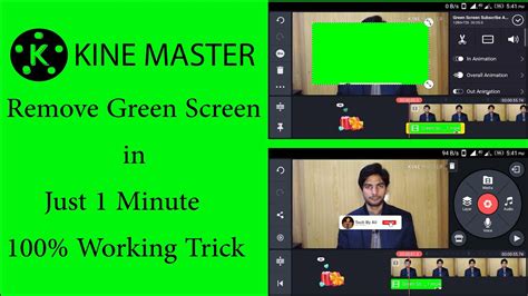 How To Remove Green Screen In Kine Master Remove Green Screen In Kine