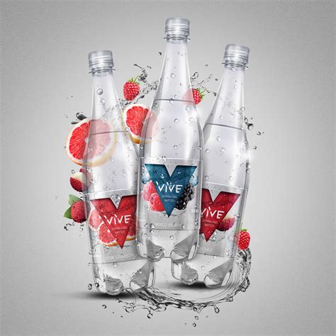 VIVE | Sparkling Water Logo & Packaging on Behance